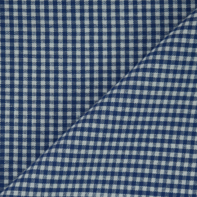 Baumwoll-Karo Zefir 0,25 cm blau