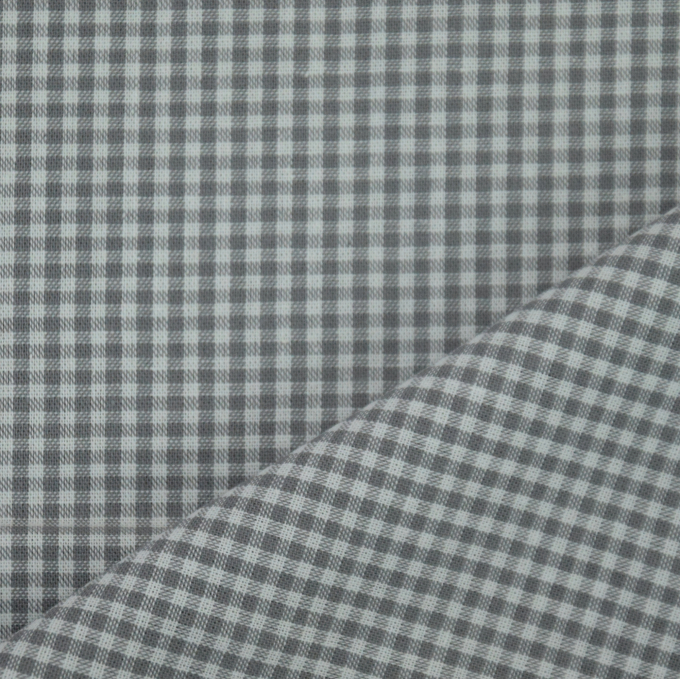 Baumwoll-Karo Zefir 0,25 cm grau