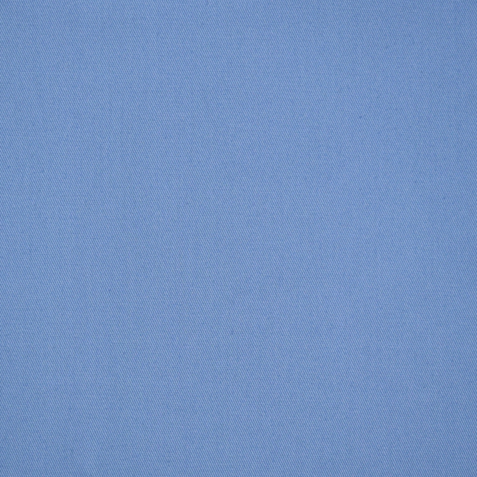 Tissu coton sergé uni, bleu bleuet