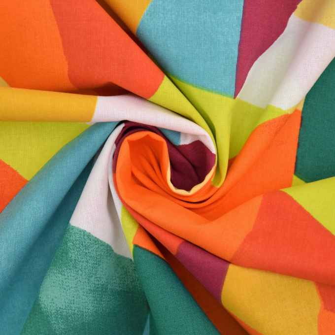 Baumwoll Mix Cretonne Color Explosion, multicolor