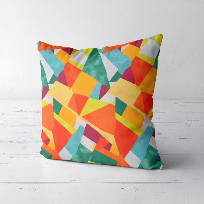 Baumwoll Mix Cretonne Color Explosion, multicolor