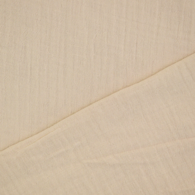 Tissu double gaze de coton, 280cm, sable