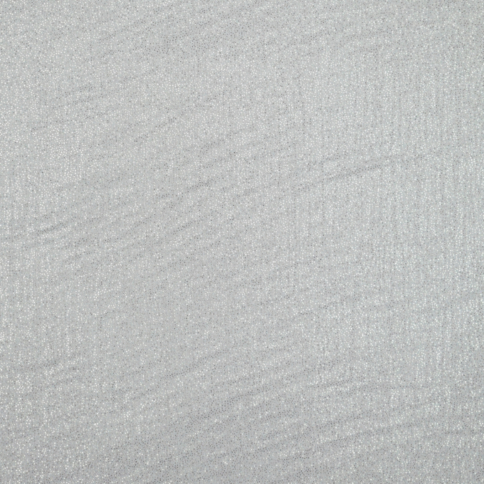 Katoenen mousseline double gauze glitter, lichtgrijs