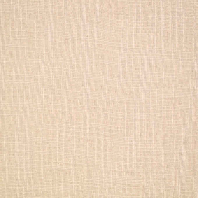 Katoenen mousseline linnenlook, beige