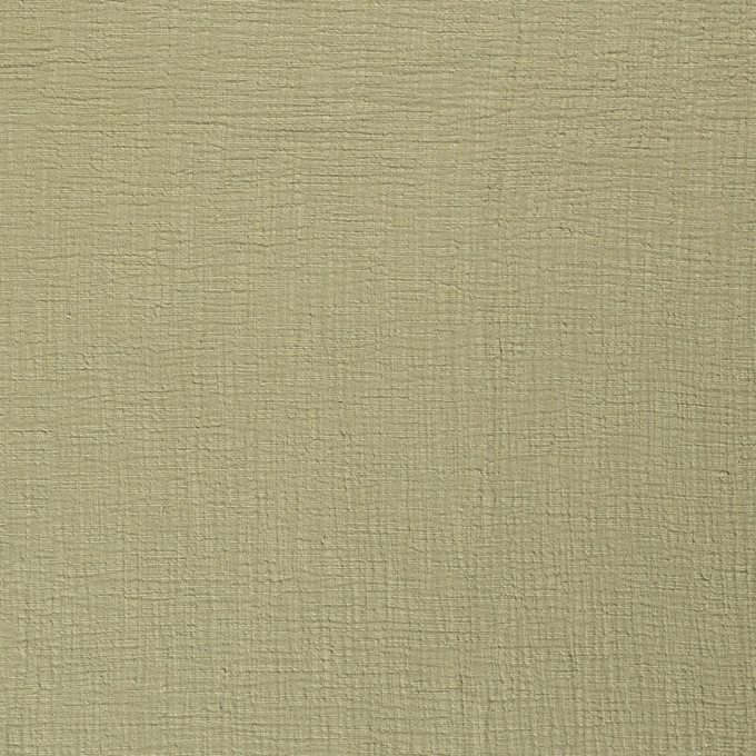 Tissu double gaze de coton aspect lin, vert pâle