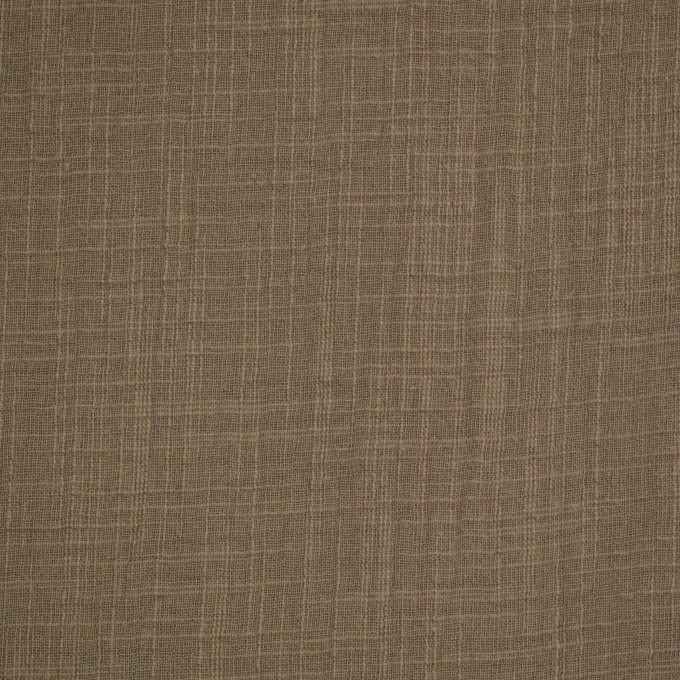 Katoenen mousseline linnenlook, bruin