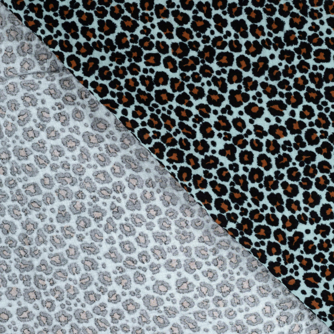 Baumwoll Musselin Mini Leo, mint
