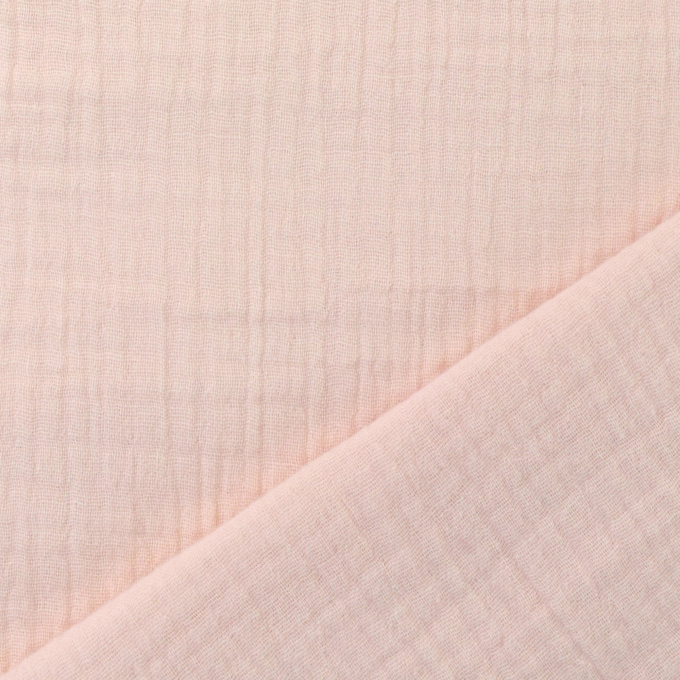 Katoenen mousseline double gauze, rosaline