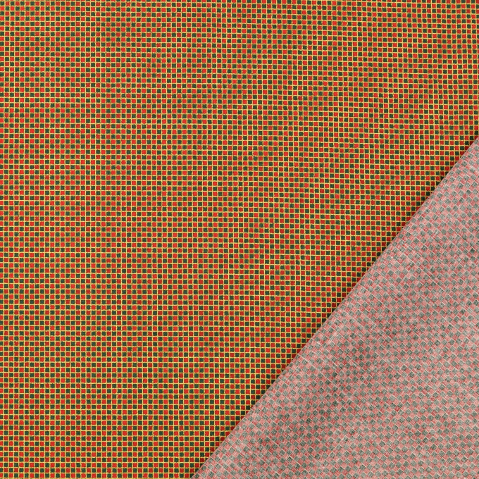 Baumwoll Popeline Christmas Squares, rot