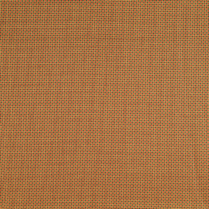 Baumwoll Popeline Christmas Squares, rot
