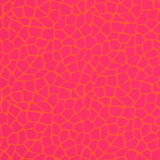 Katoen popeline Giraffe, lichtfuchsia