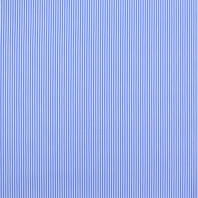 Cotton poplin Mini Stripes Fibre Mood, blue