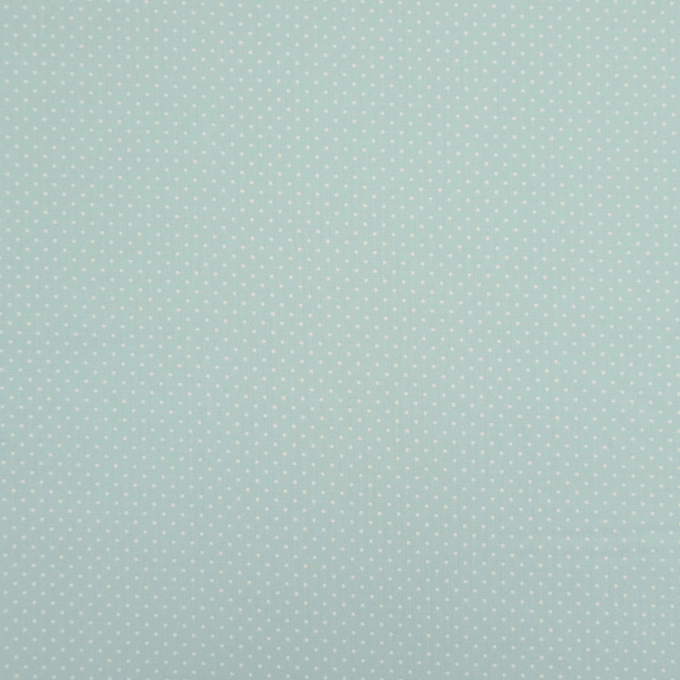 Cotton poplin mini spot, light blue