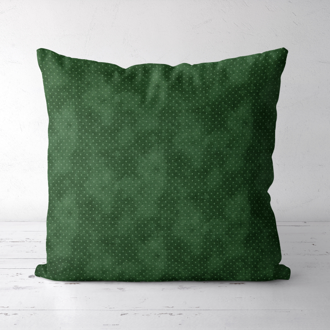 Katoenen stof small dots, groen