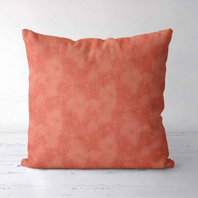 Katoenen stof small dots, rosé