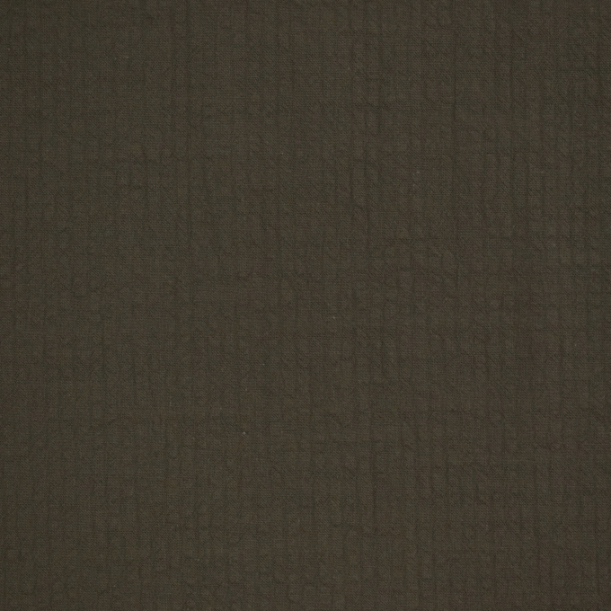 Tissu coton seersucker Fibre Mood, kaki
