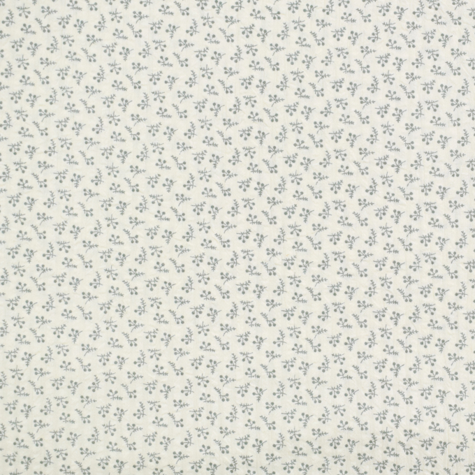 Tissu coton seersucker cottage baies Little Berries, gris