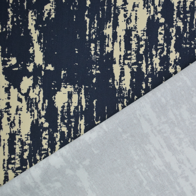 Cotton Twill brushstrokes, dark blue