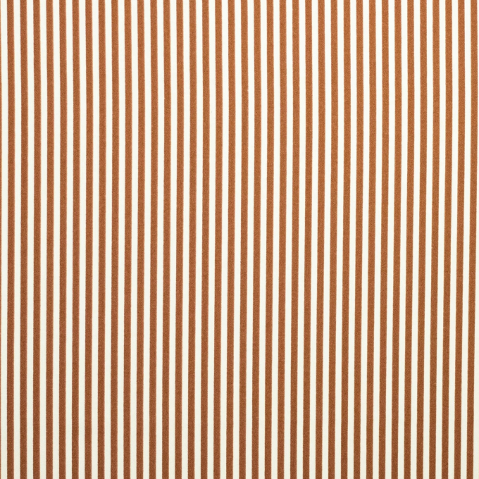Tissu sergé twill coton Stripes Fibre Mood, marron