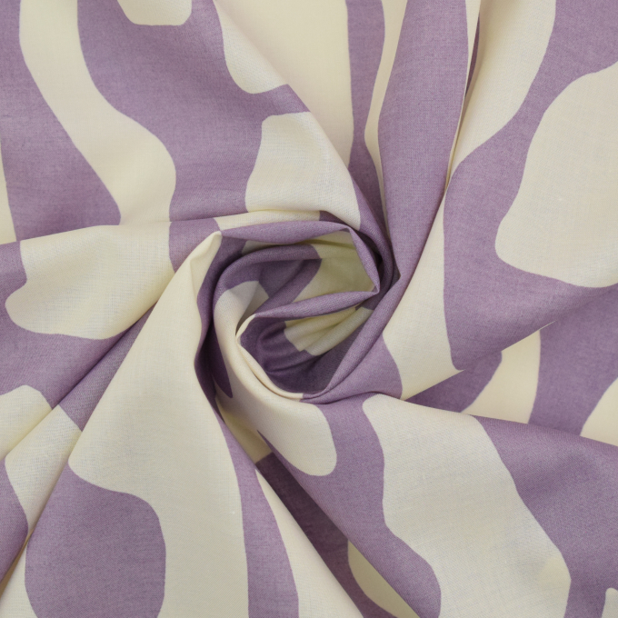 Cotton Voile abstract, purple