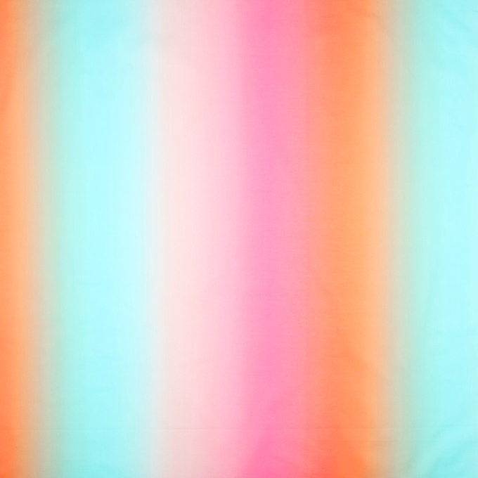 Katoenen voile Color Stripes, veelkleurig