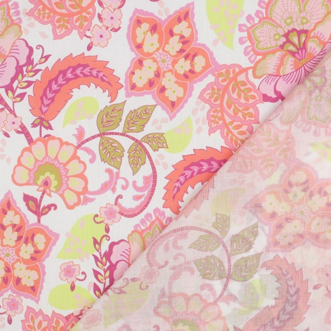 Tissu voile de coton Nerida Hansen Stella, blanc