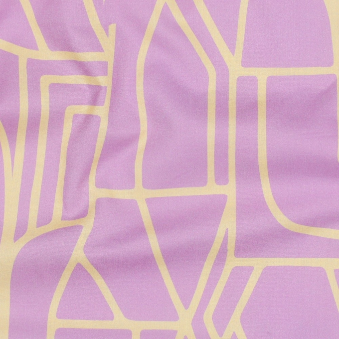 Tissu voile de coton Nerida Hansen Town, lilas