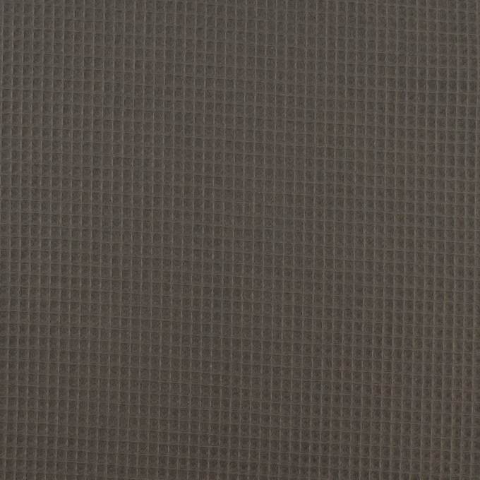 Tissu nid d'abeille gaufré, taupe foncé