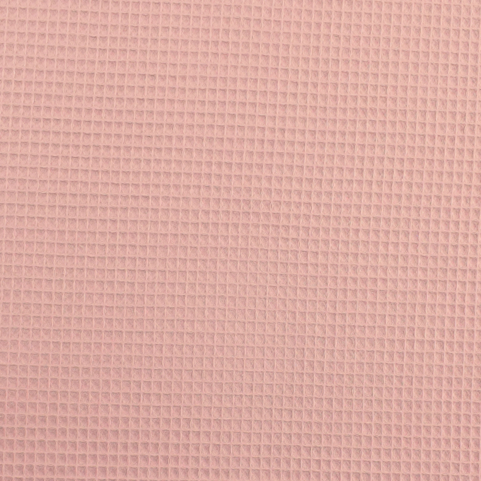 Wafeldoek, poederroze