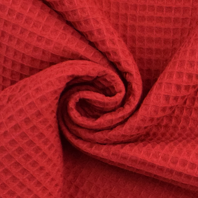 Wafeldoek, rood