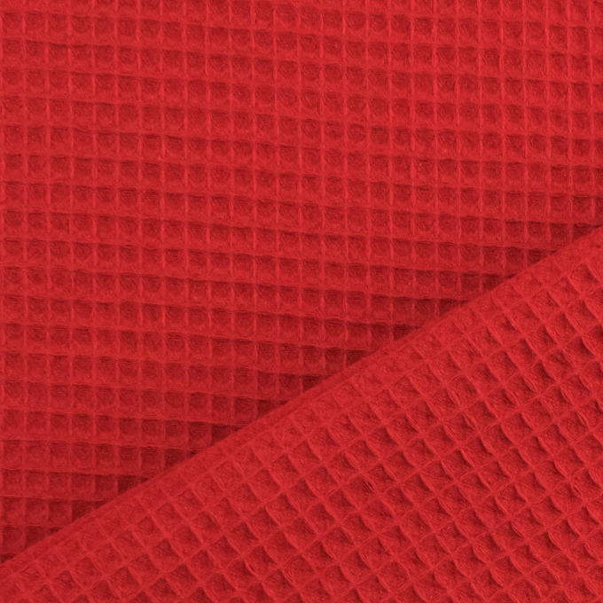 Wafeldoek, rood
