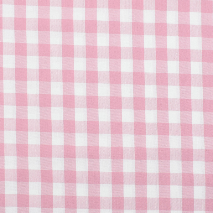 Baumwoll Zefir Karo 17 mm, rosa