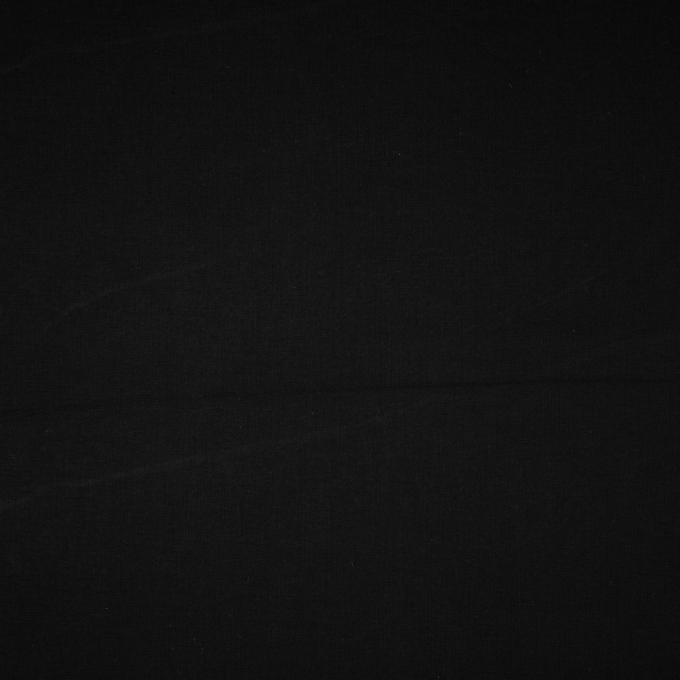 Tissu coton cretonne, noir