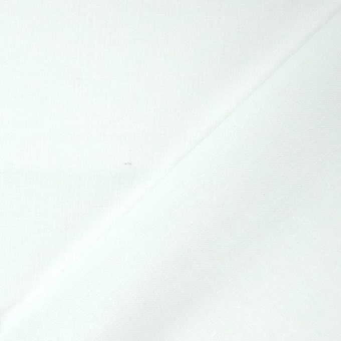 Tissu coton cretonne, blanc