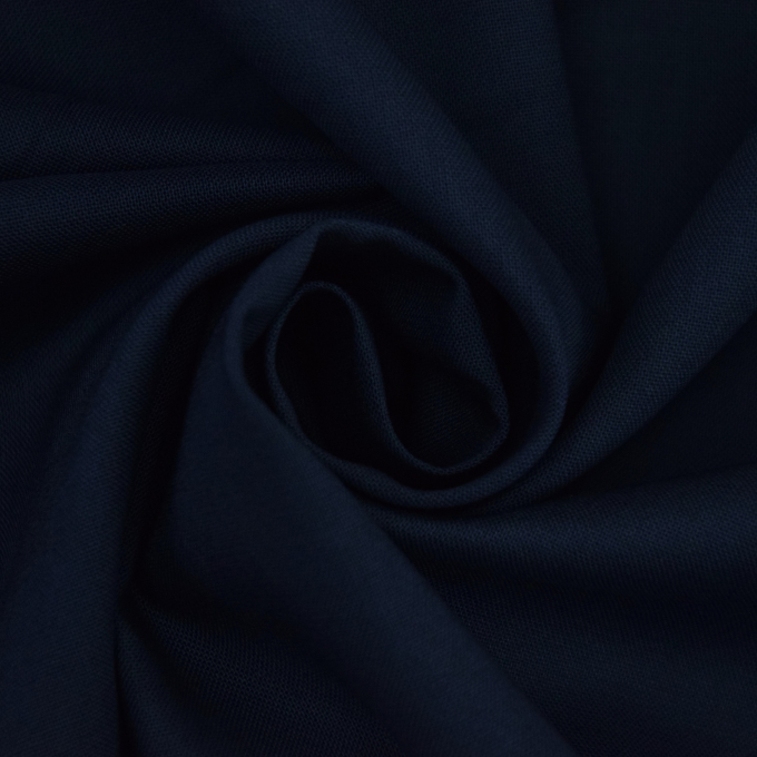 Tissu coton cretonne fanion, marine