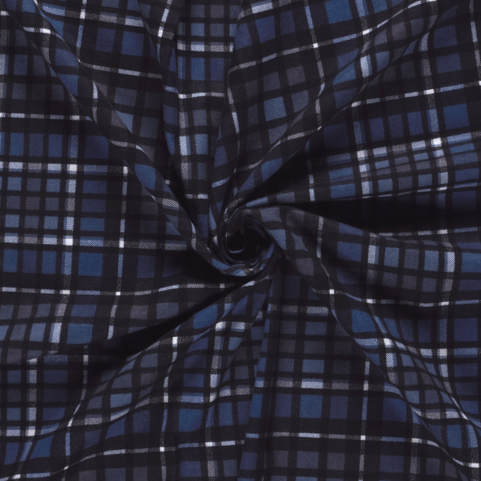 Baumwollflanell Ole, dunkelblau