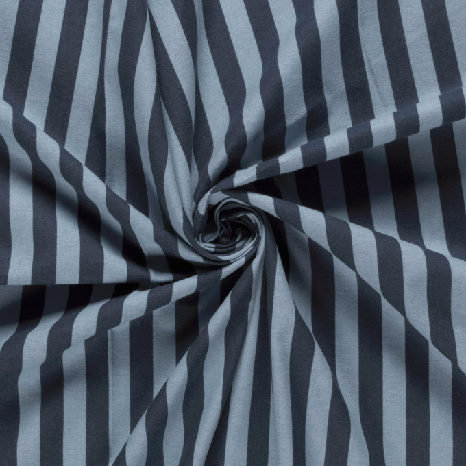 Baumwollflanell Stripes, blau