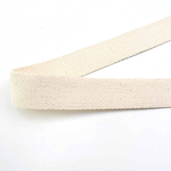 Baumwollgurtband uni natur 30 mm