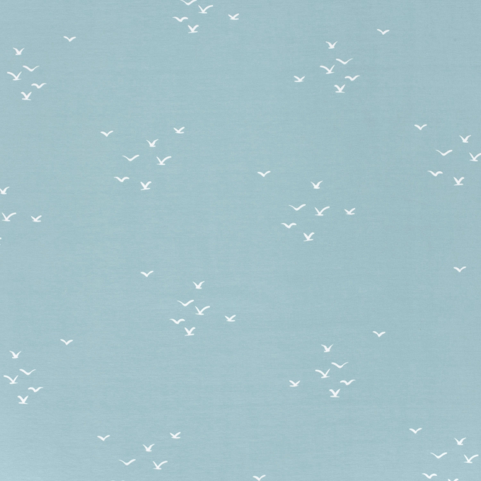 Baumwolljersey Bird Flight, hellblau