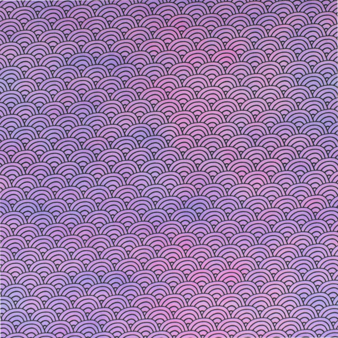 Katoenjersey Circles, roze