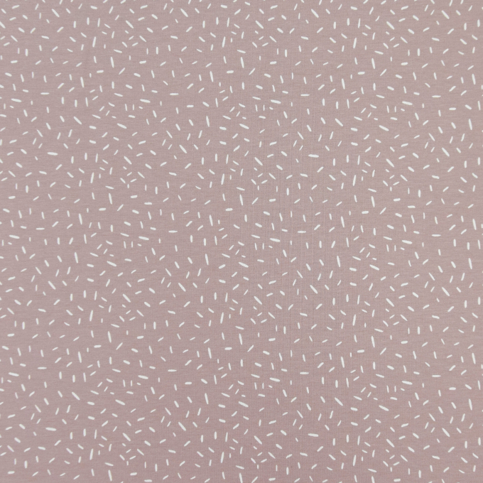 Tissu jersey de coton confetti, lilas pâle