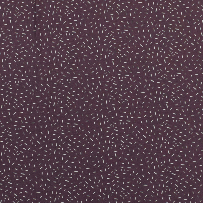 Katoenjersey confetti, donkermauve
