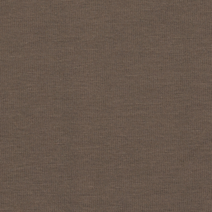 Tissu jersey de coton uni Emma, marron