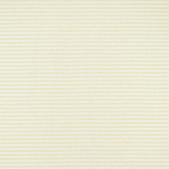 Tissu jersey de coton à rayures Emma, blanc cassé