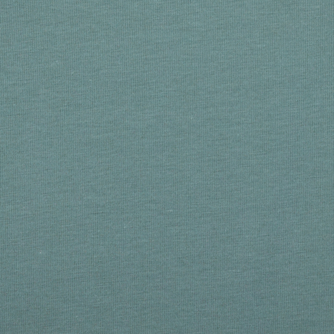 Tissu jersey de coton uni Emma, bleu denim