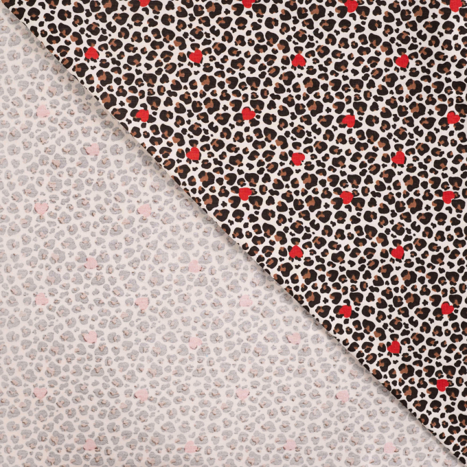 Baumwolljersey Lovely Leo, creme