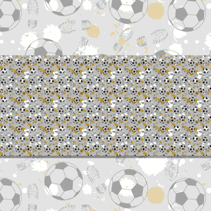 Tissu jersey coton panneau assorti Kick it 150 x 70 cm
