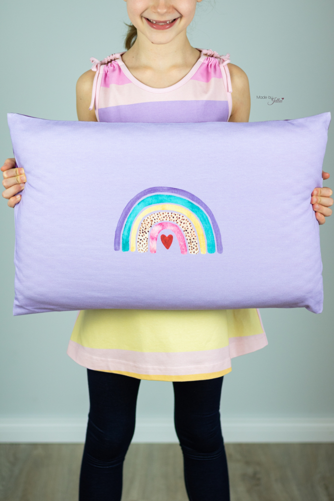 Tissu jersey coton panneau Malomi arc-en-ciel en folie 145 x 80cm