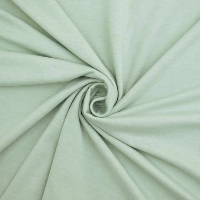 Katoenjersey Pastel, licht mintgroen
