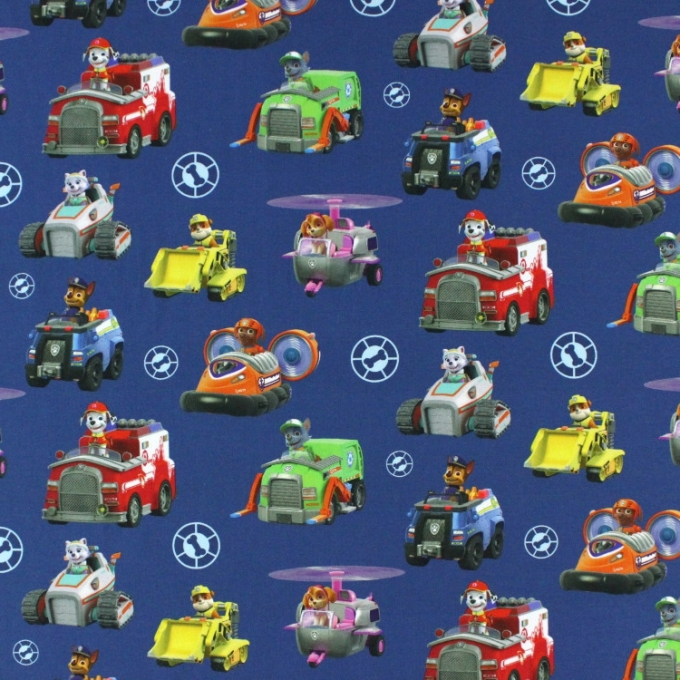 Baumwolljersey Paw Patrol, blau